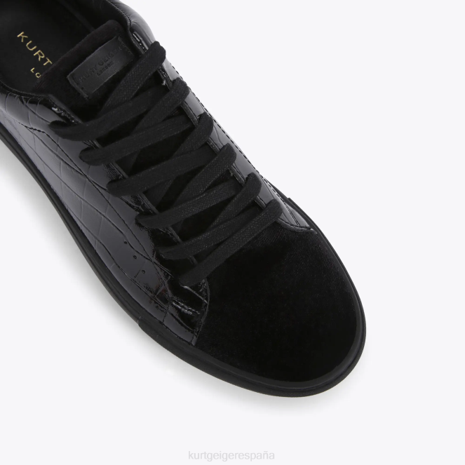 Kurt Geiger hombres cocodrilo laney de londres 2LPR604 | calzados negro